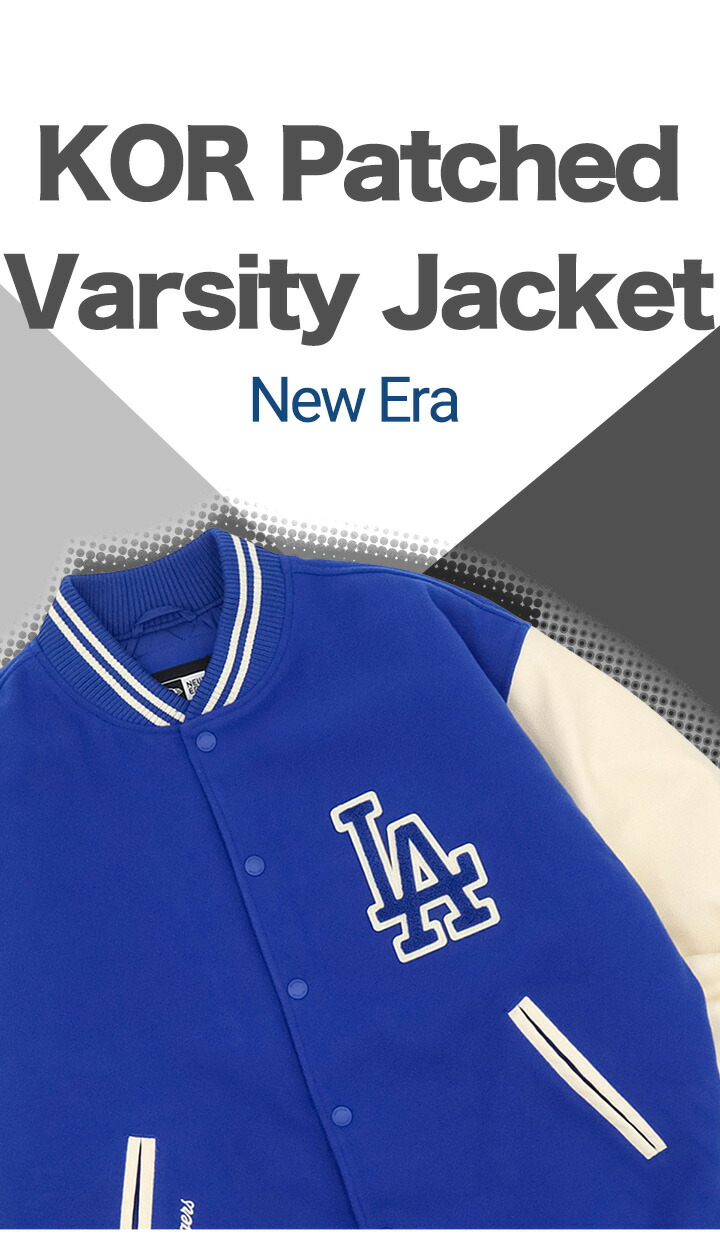 楽天市場】ニューエラ ジャケット NEW ERA スタジャン 中綿 NY LA MLB