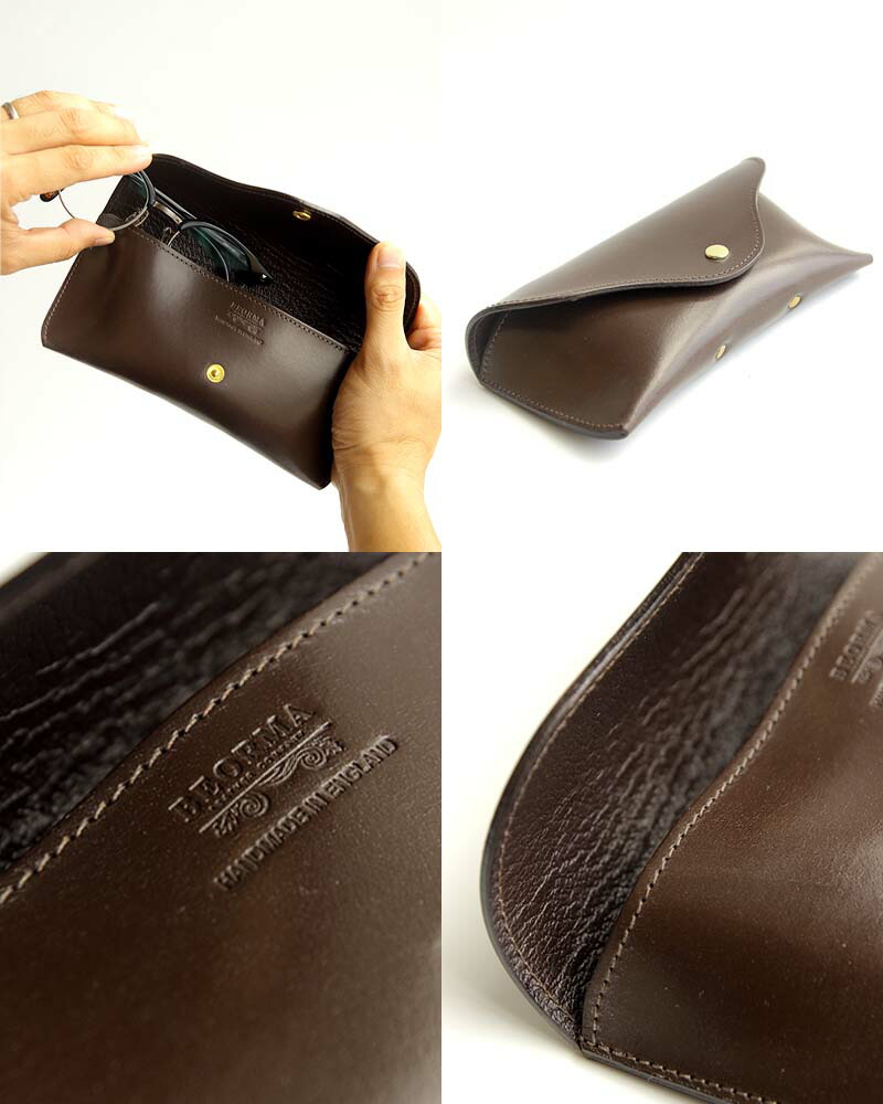 楽天市場】べオーマレザーカンパニー ブライドルレザー メガネケース