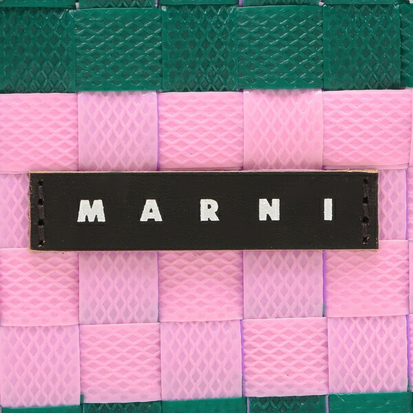 楽天市場】マルニ かごバッグ グリーン レディース MARNI M00816M00I