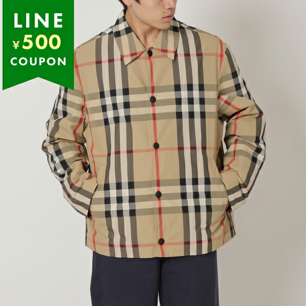 楽天市場】バーバリー ジャケット コーチジャケット ベージュ メンズ