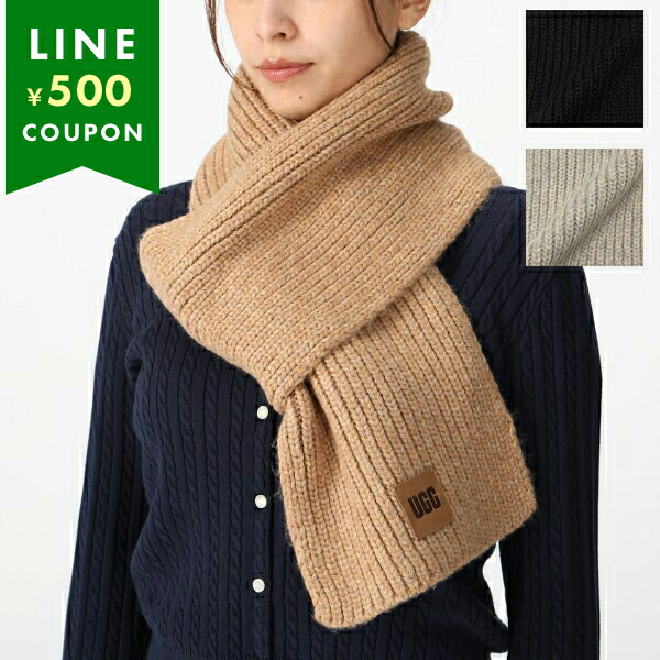 楽天市場】アグ マフラー チャンキーリブスカーフ メンズ レディース