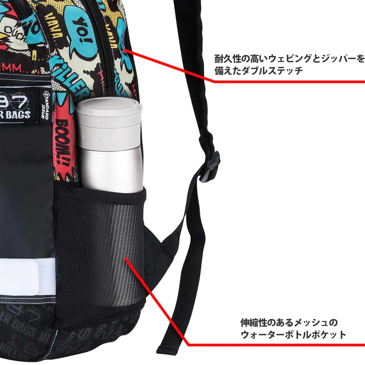 楽天市場】187 スケボー リュック Killer Bags Standard Issue