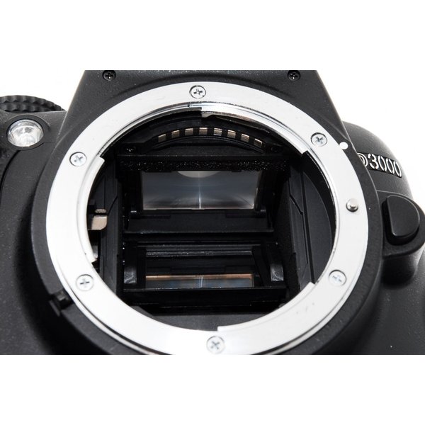 楽天市場】【中古】ニコン Nikon D3000 レンズキット ブラック 美品