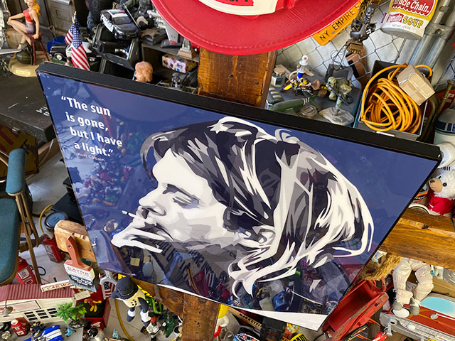 楽天市場】デカサイズ Lサイズ 51cm カート・コバーン ポップアート