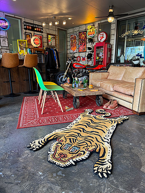 楽天市場】チベタン タイガーラグ （Lサイズ） 160cmX90cm 単品