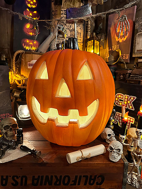 楽天市場】【即納】【在庫あり】パンプキンランタン ラウンド 45.5cm