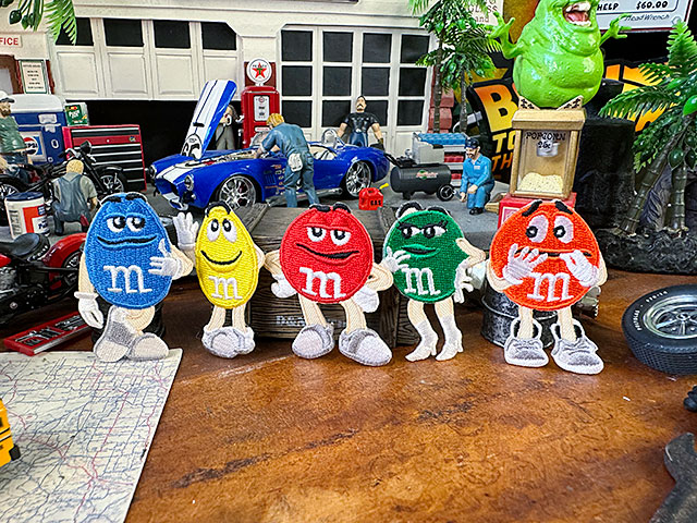 楽天市場】M&M's キャラクターワッペン ミニサイズ （全5色セット