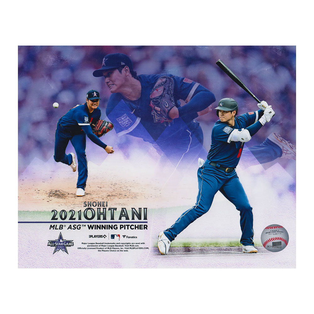 楽天市場】大谷翔平 2021 第91回オールスターゲーム 勝利投手記念 8x10