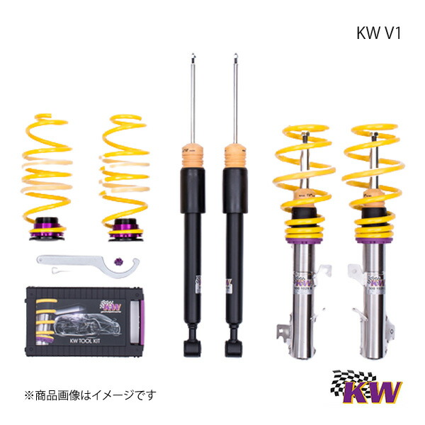 楽天市場】KW カーヴェー V1 車高調整式サスペンションキット ルノー