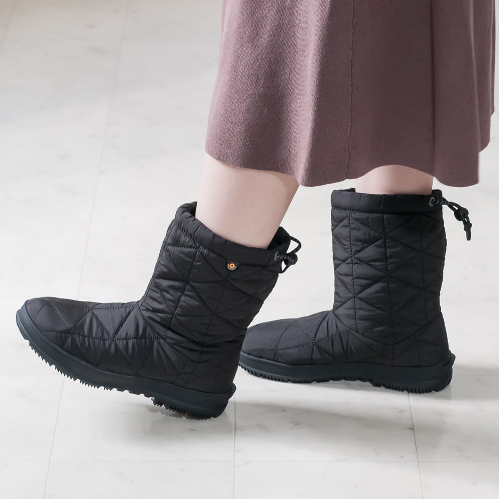 楽天市場】BOGS [ボグス]キルティングウォータープルーフハーフスノー