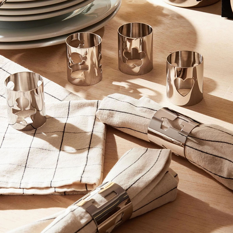 楽天市場】アレッシィ ナプキンリング GIROTONDO ステンレス ALESSI