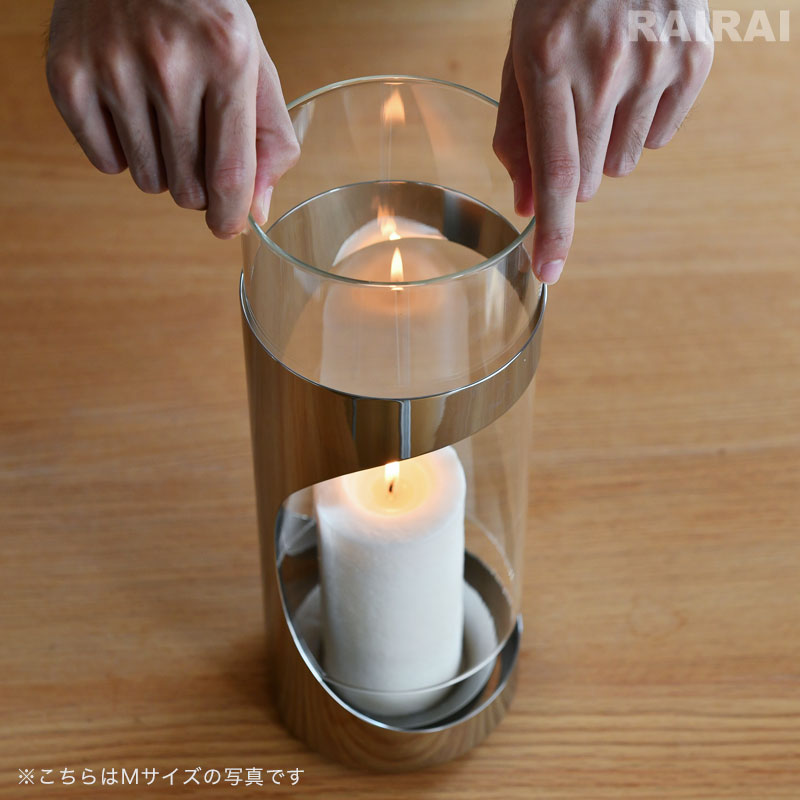 楽天市場】ジョージジェンセン ハリケーン キャンドルホルダー 22cm S