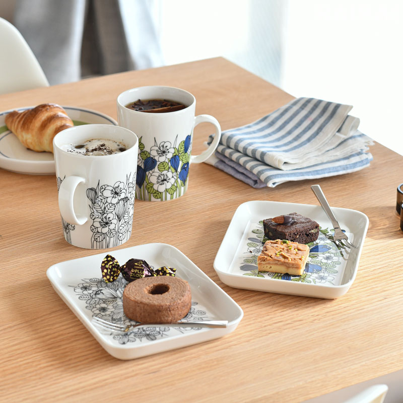 楽天市場】アラビア プレート 15×19cm クロッカス ARABIA Krokus