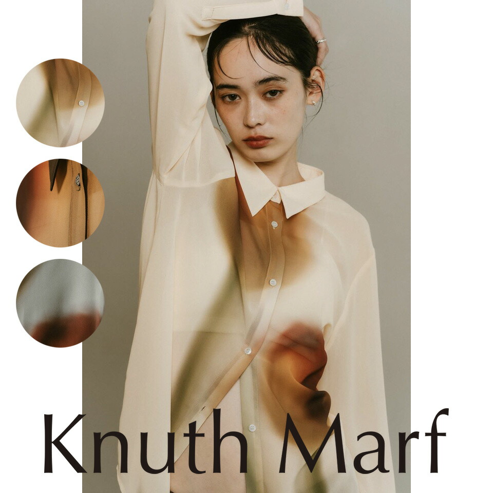 楽天市場】Knuth Marf クヌースマーフflower print sheer shirt