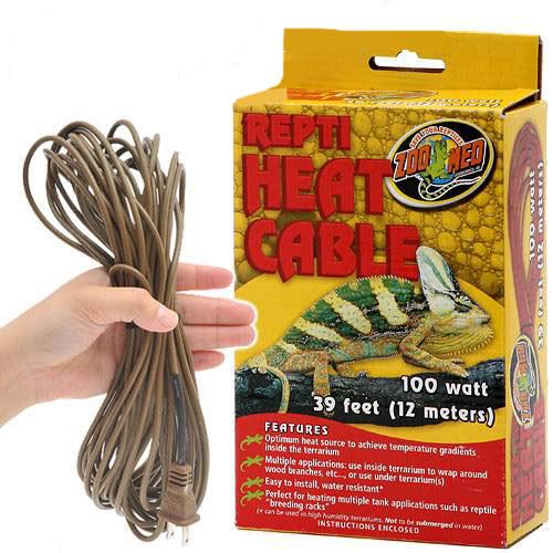 楽天市場】ZOOMED レプティヒートケーブル 100W 12m