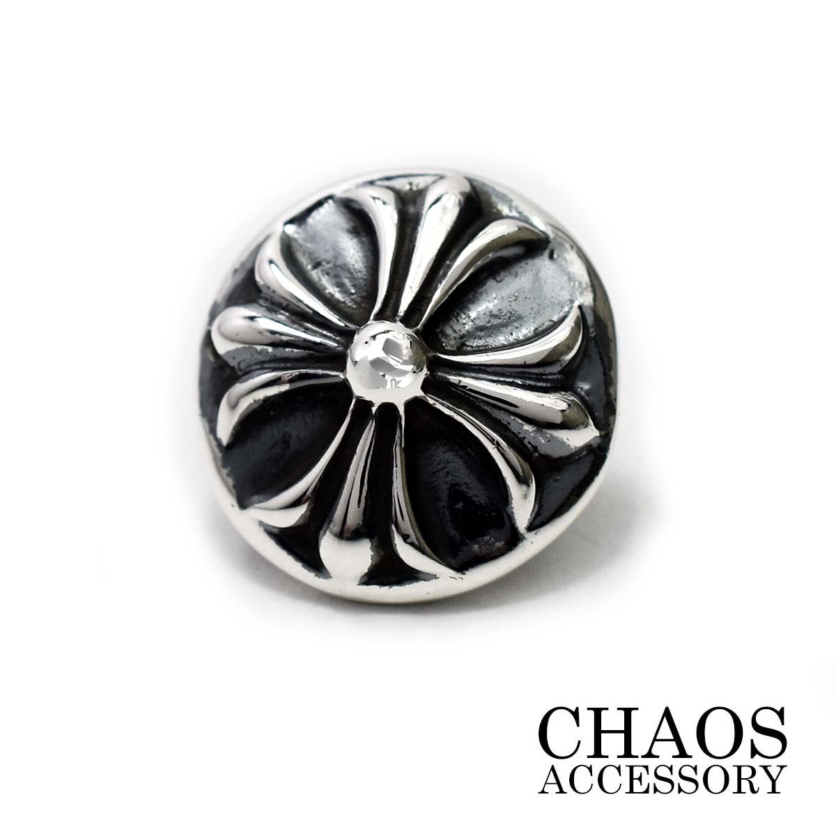 楽天市場】【直径17×18mm】ゴシッククロス クロスボール コンチョ 十字