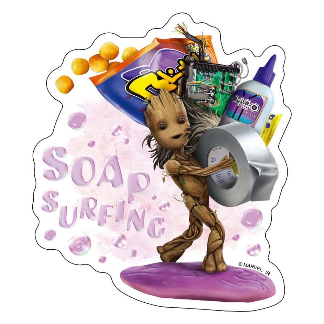 マーベル アベンジャーズ ネガフィルム風ステッカー グッズ ロキ