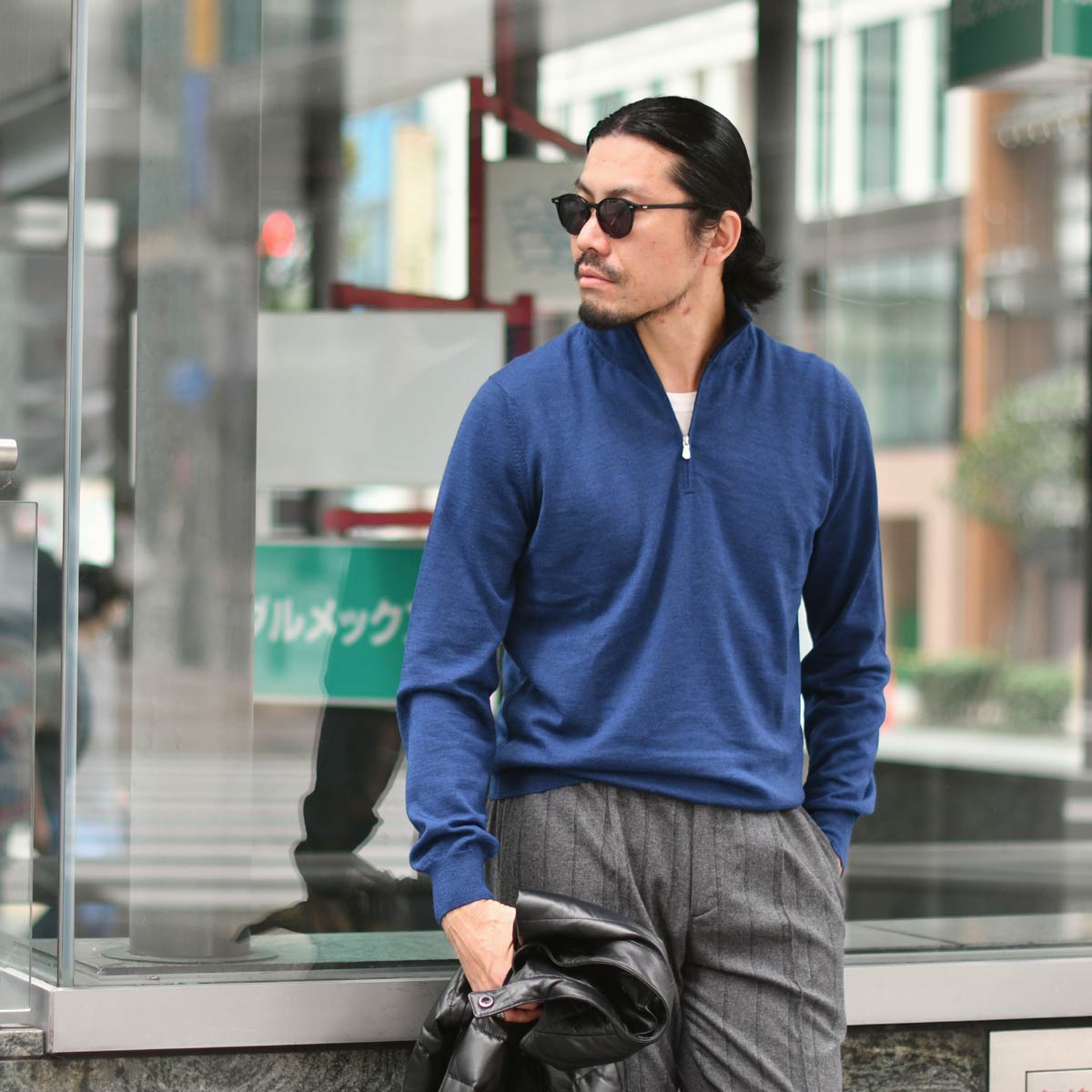 楽天市場】GRAN SASSO【グランサッソ】ハーフジップニット 55126 14290