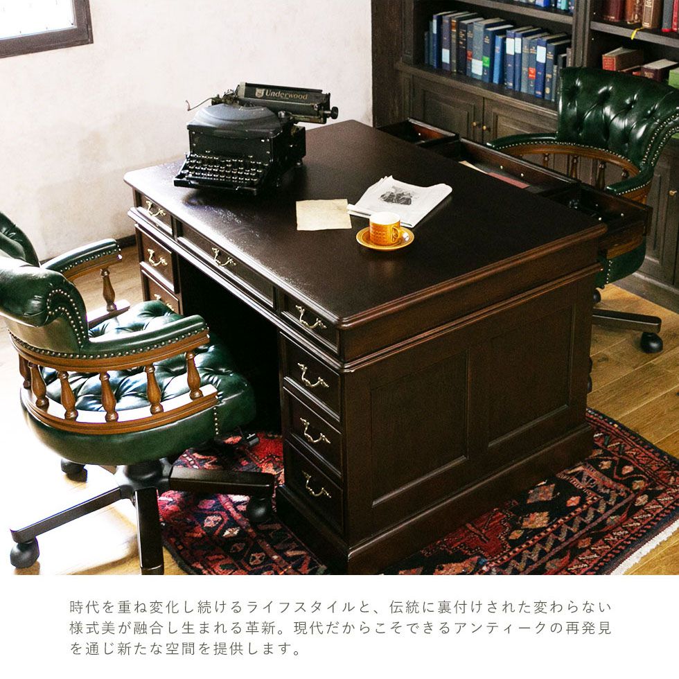 楽天市場】輸入家具 アンティーク デスク アンティーク家具 サイド