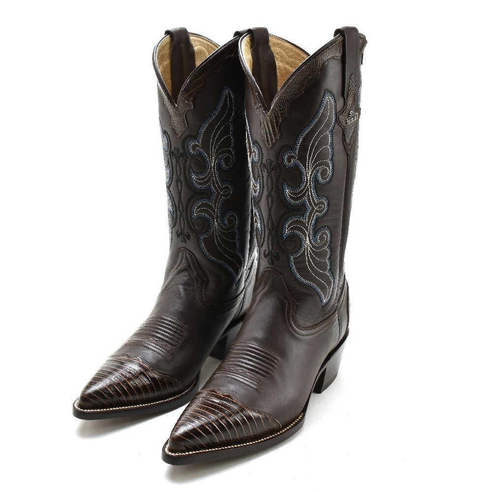 楽天市場】ピストレロ PISTOLERO WESTERN BOOTS 3002DK BROWN WHITE