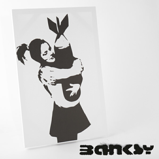 楽天市場】BANKSY CANVAS ART キャンバス アートファブリックパネル