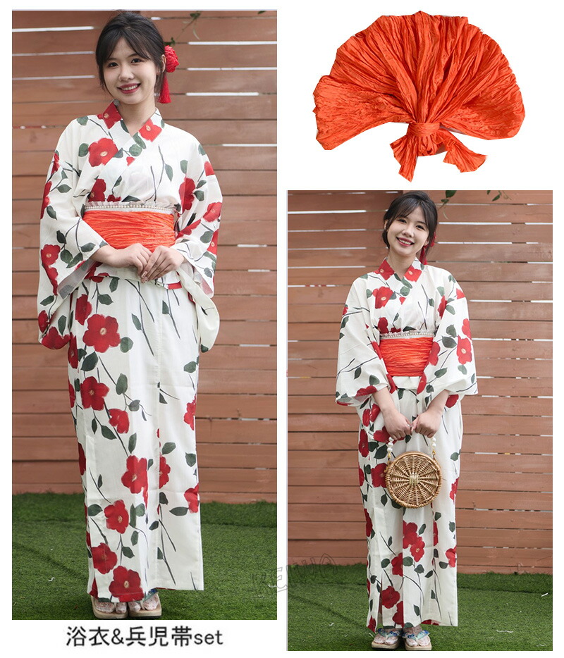 楽天市場】浴衣 セット 3点セット 簡単 着付け 二部式 浴衣 ワンピース