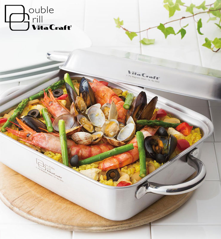 楽天市場】ビタクラフト ダブルグリル IH対応 網付き Vita Craft NO