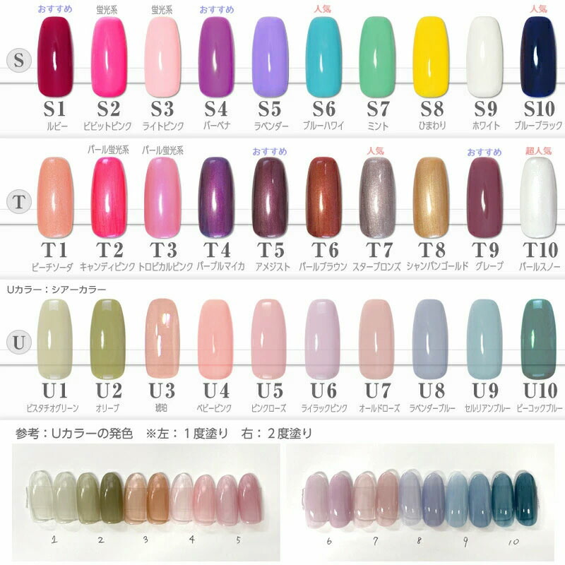 楽天市場】カラージェル ライト はがせる セット キット ピージェル