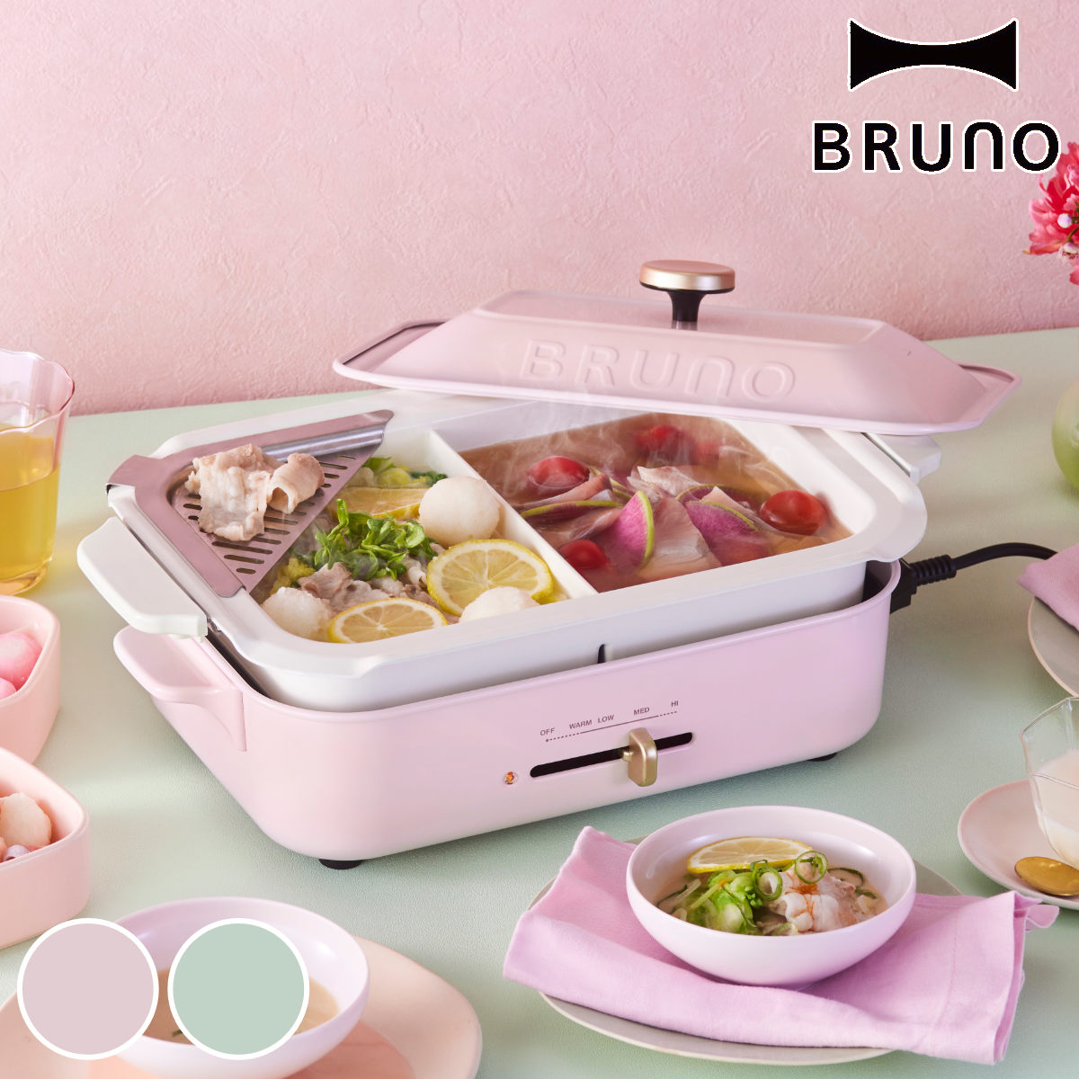 楽天市場】BRUNO コンパクトホットプレート 限定カラー たこ焼き