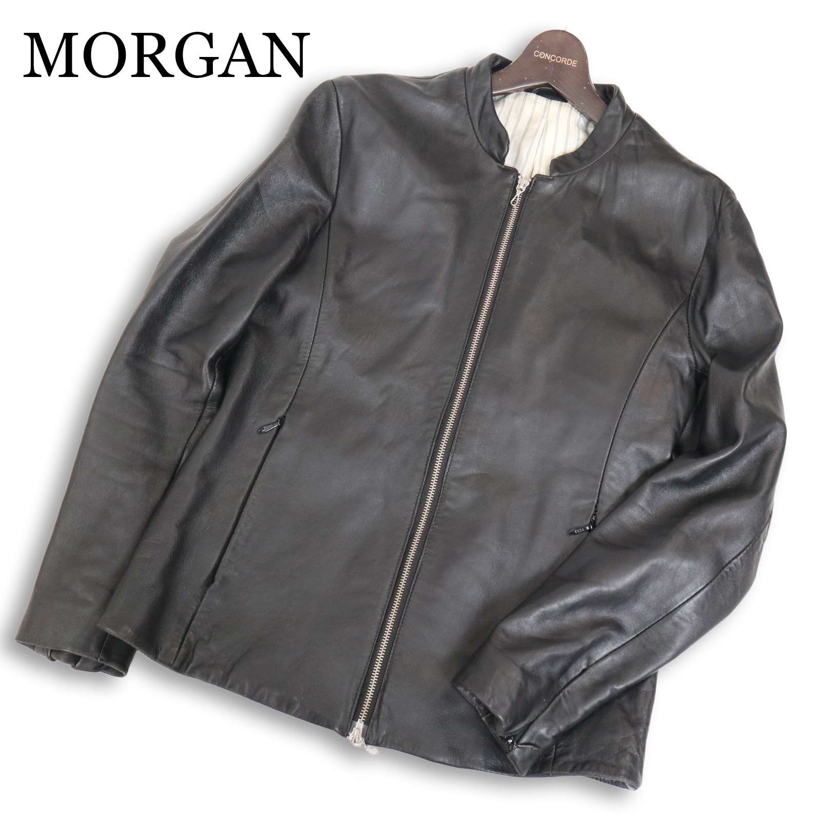 楽天市場】モルガンオム レザー ジャケットの通販