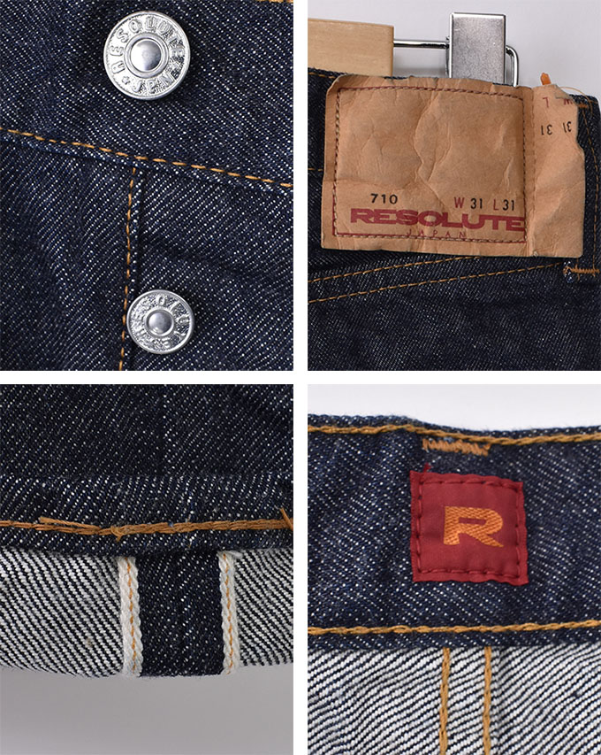 楽天市場】RESOLUTE / Lot 710 Tapered Straight 66model JEANS / ONE