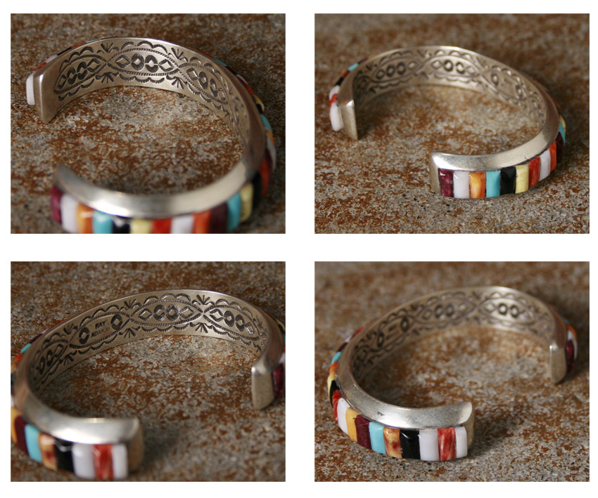 楽天市場】ナバホ族【RAY ADAKAI】レイアダカイInlay Braceletインレイ