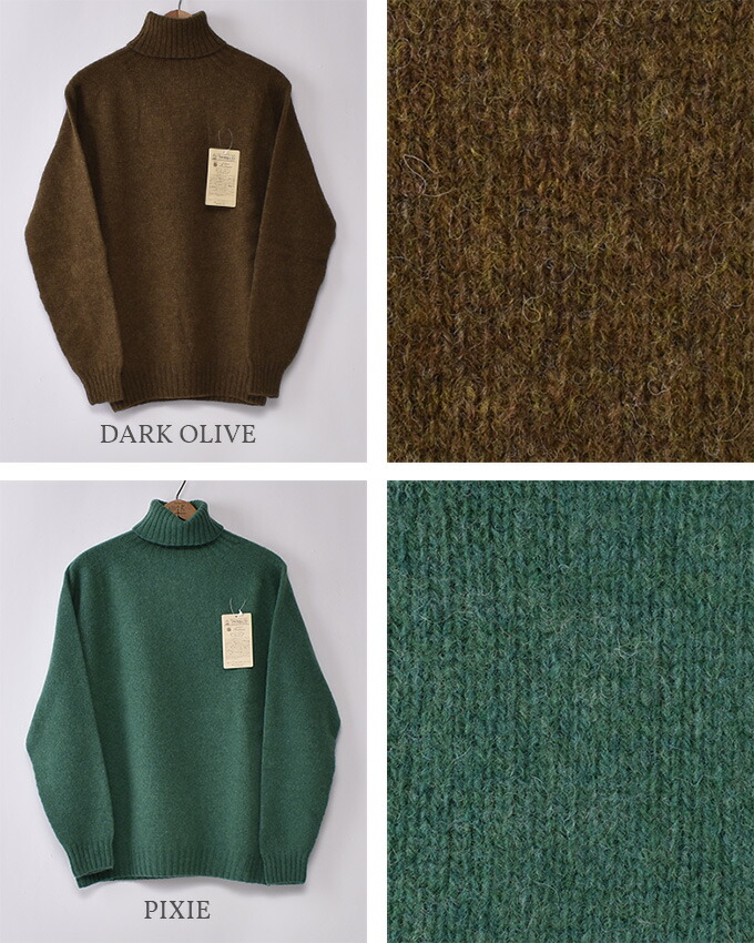 楽天市場】INVERALLAN / ROLL NECK SHETLAND SWEATERインバーアラン