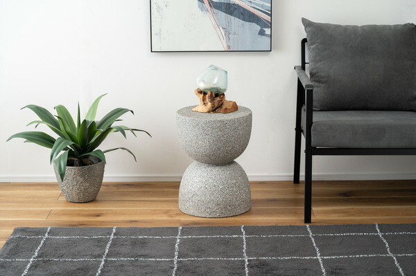 楽天市場】【20時〜 P5倍】 サイドテーブル テラゾー柄 おしゃれ