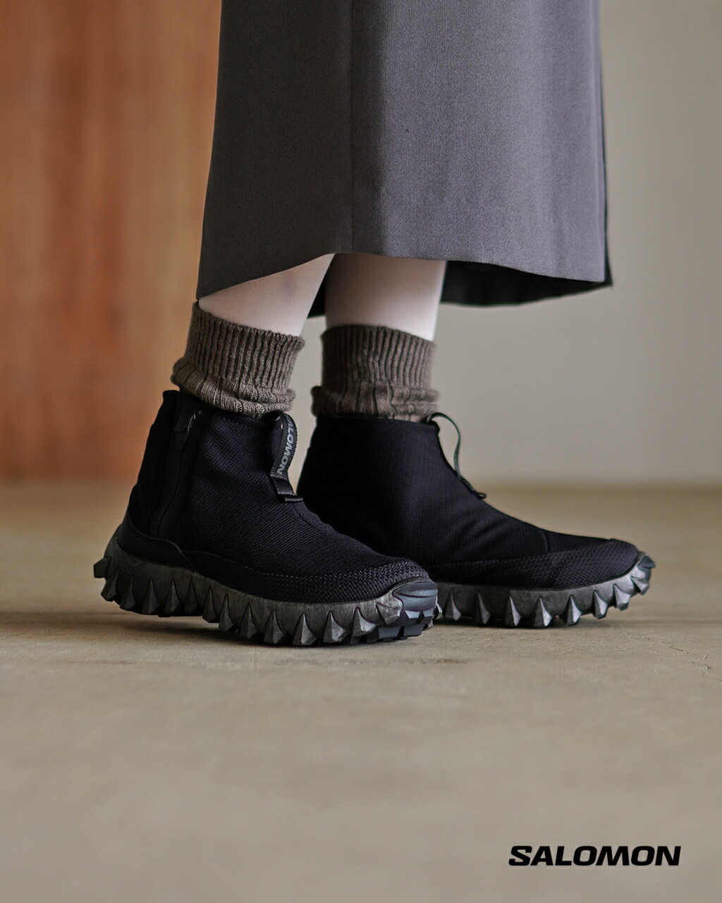 楽天市場】サロモン SALOMON SNOWCLOG MID ショートブーツ レディース