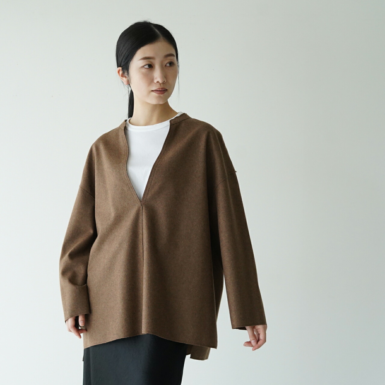 楽天市場】サクラ SACRA フランネル プルオーバー レディース Vネック