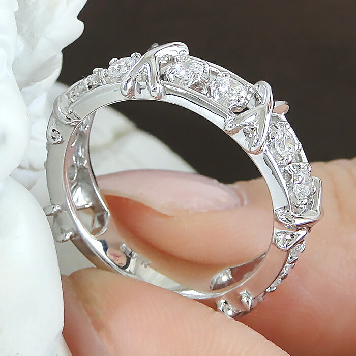楽天市場】pt900 ダイヤモンド リング【0.5ct】 おしゃれ 人気 可愛い