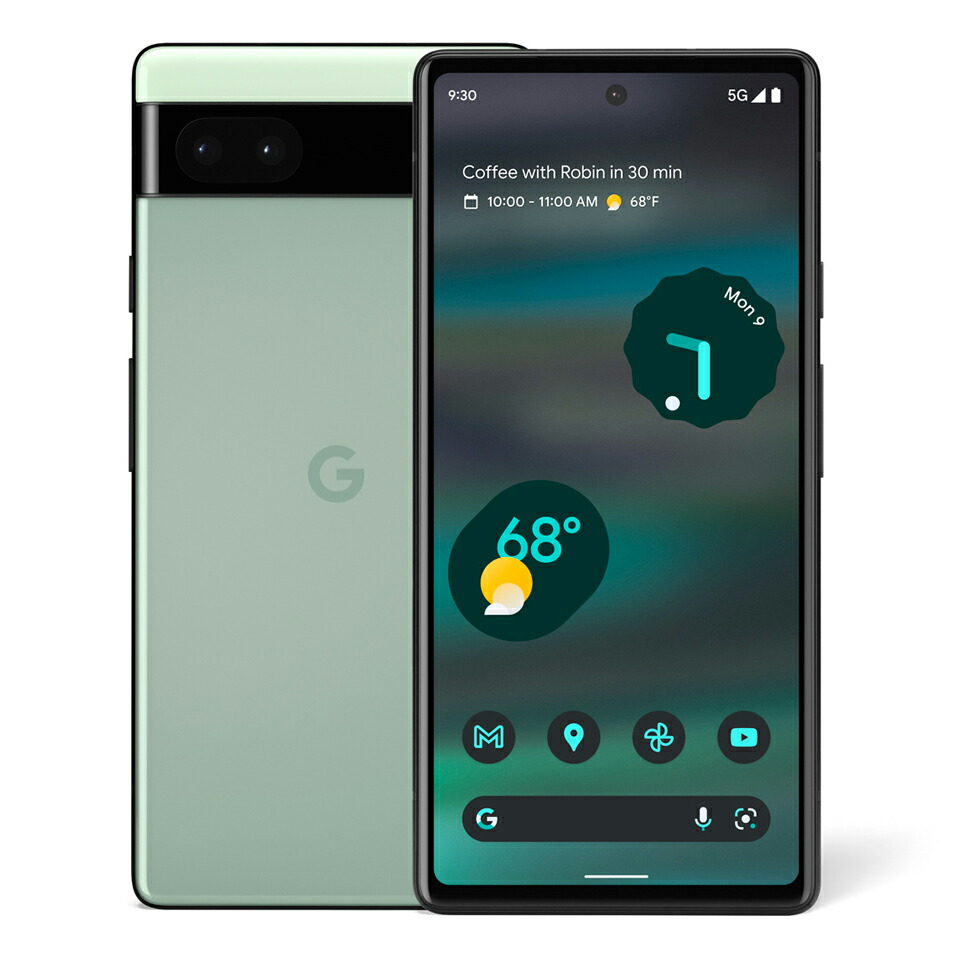 楽天市場】Google Pixel 6a 5G ファイブジー 128GB Tensor 消しゴム