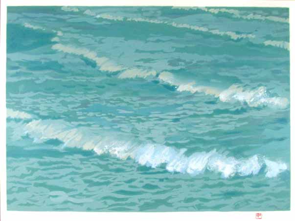 楽天市場】東山魁夷 潮満つ 海山十題 リトグラフ 1977年 生前作