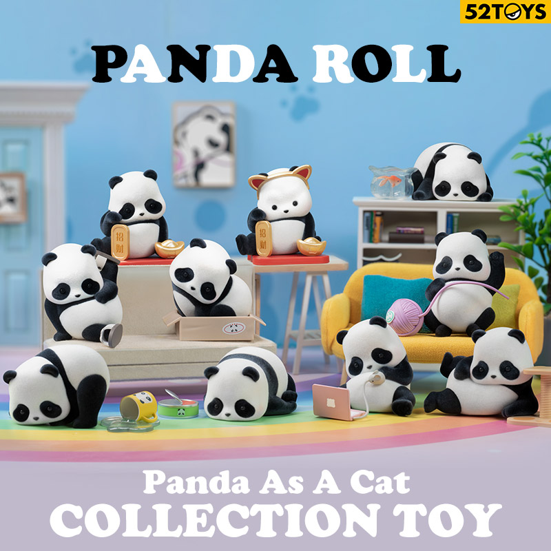 楽天市場】52TOYS BLINDBOX PANDA ROLL Panda As A Cat (パンダロール