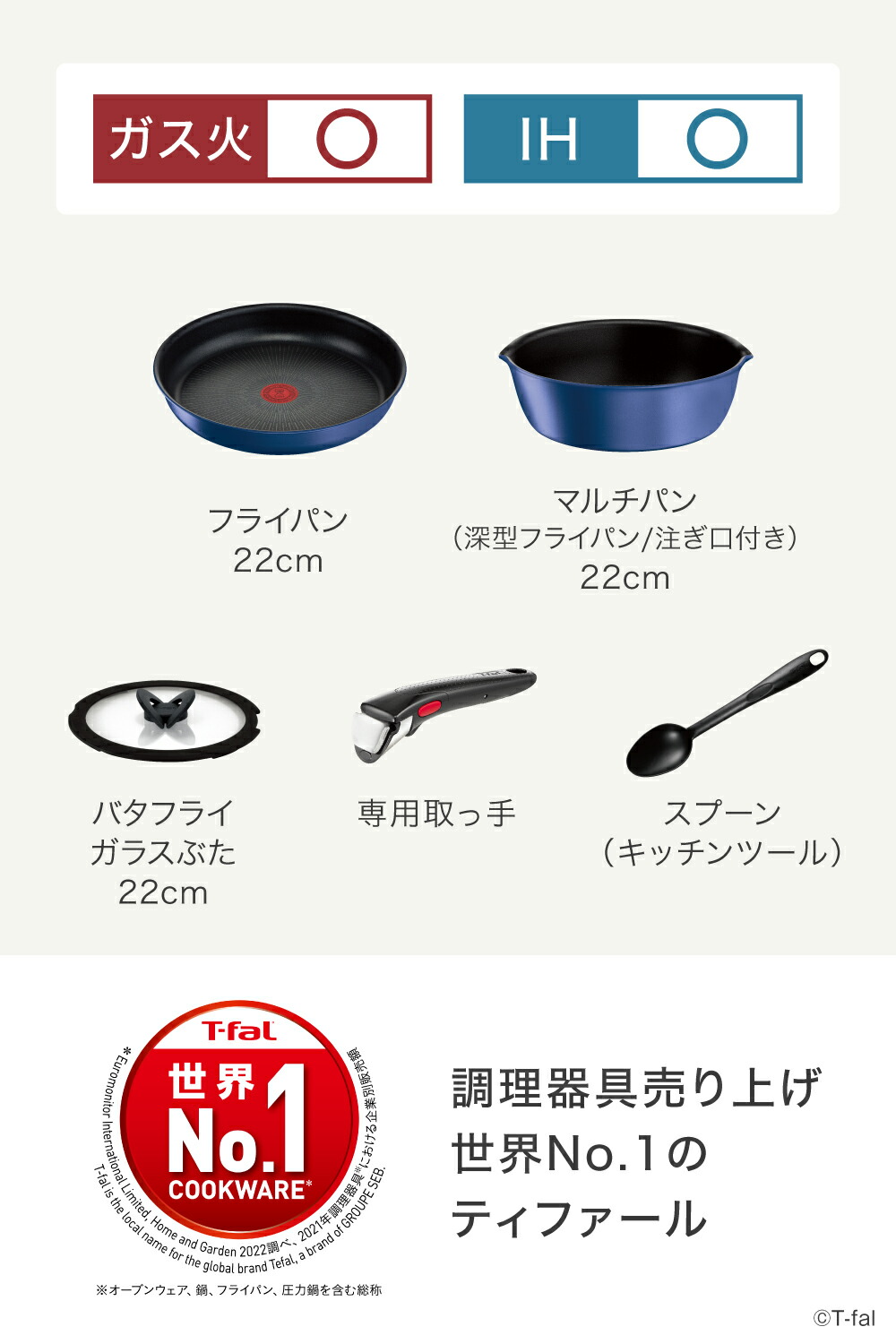 楽天市場】ティファール フライパン 5点セット インジニオ・ネオ IH