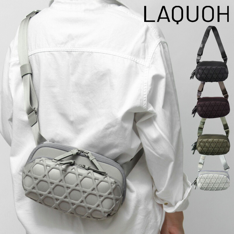 楽天市場】【10％クーポン】ラクーオ バッグ LAQUOH ショルダーバッグ