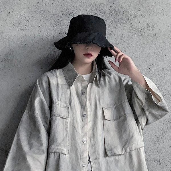 楽天市場】フリンジ バケットハット 安全ピン クロスモチーフ