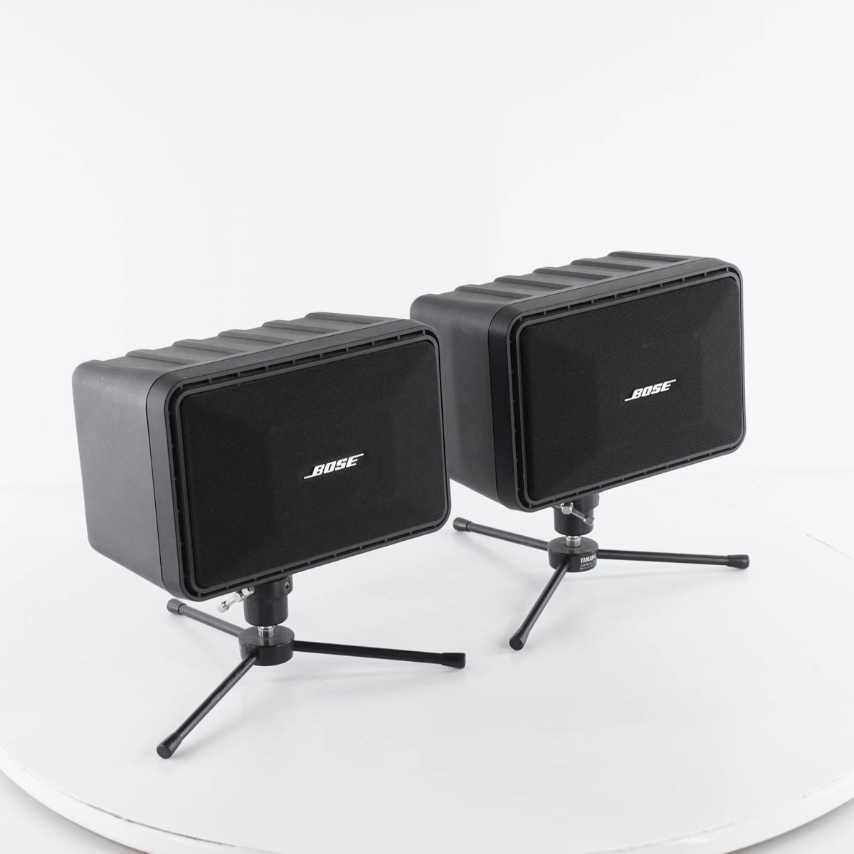 当時品】BOSE 101MM用スピーカースタンド（2台1組）黒 SANYO 当時品