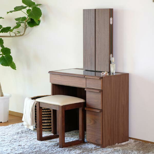 楽天市場】【期間限定3500円引き】ドレッサー 3面鏡 完成品 化粧台