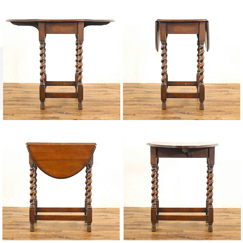 楽天市場】アンティーク テーブル 折りたたみ 折り畳み 木製 サイド