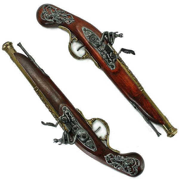 楽天市場】DENIX モデルガン 古式銃 2丁セット フリントロック 2-1196