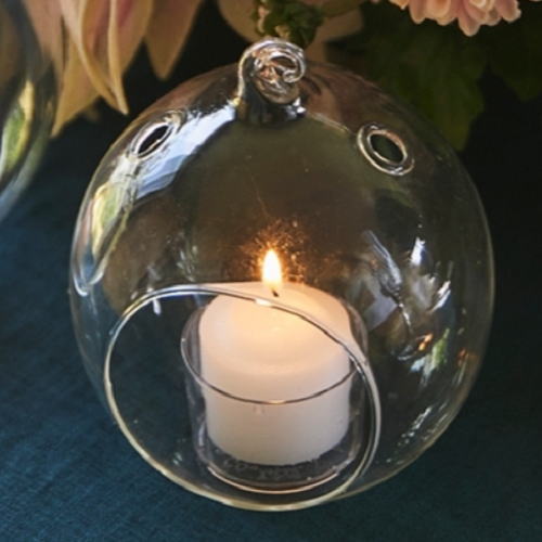 楽天市場】キャンドルホルダーハンギンググラスボールM 吊るして使用