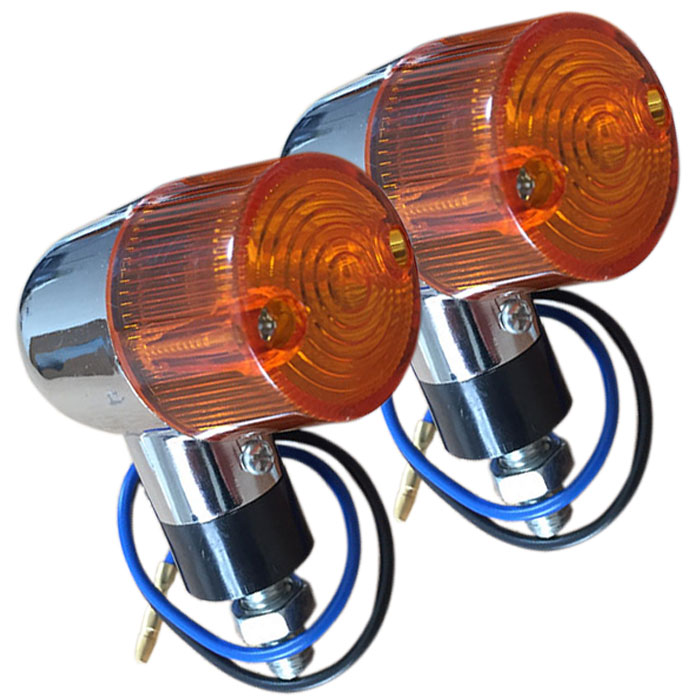 楽天市場】Discover winds【バイク ウインカー メッキ 丸型 メッキ