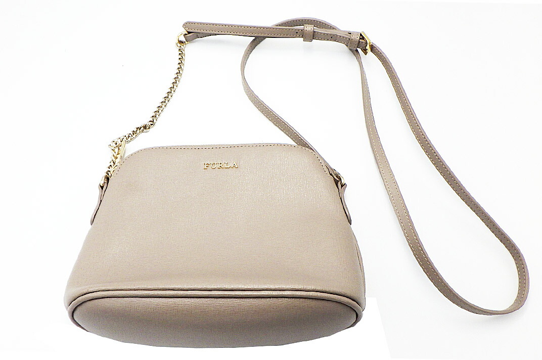 楽天市場】FURLA(フルラ） ショルダーバッグ レザー ライトグレー